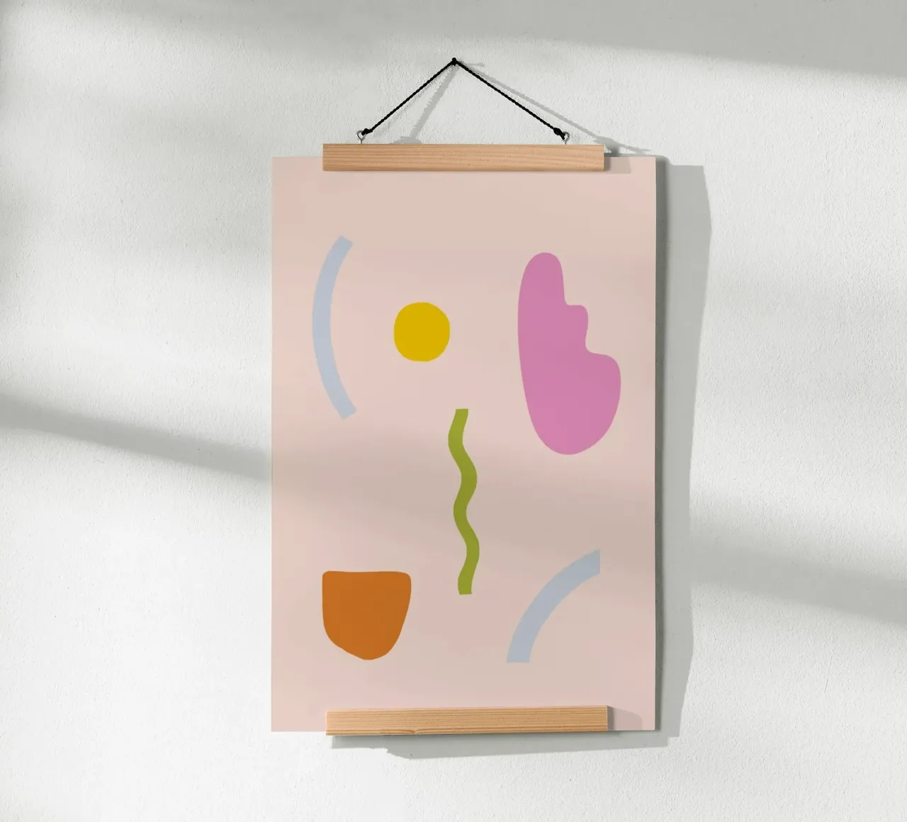 Jardin poster con telaio in legno da Galaxy Eyes