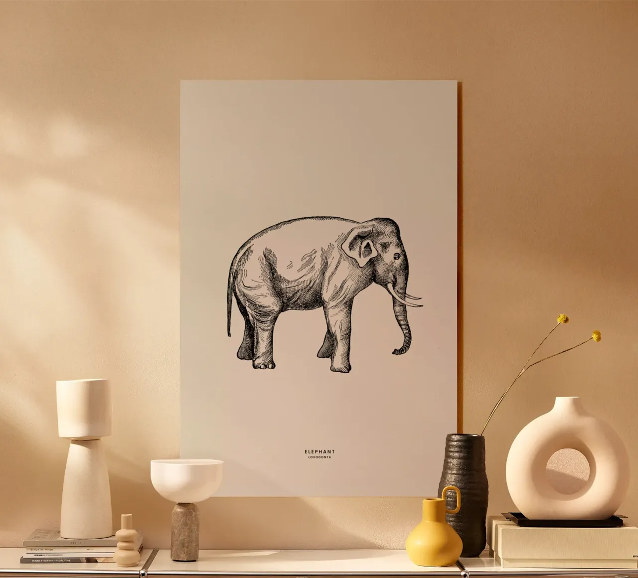 Elephant acryl van Flora & Fauna
