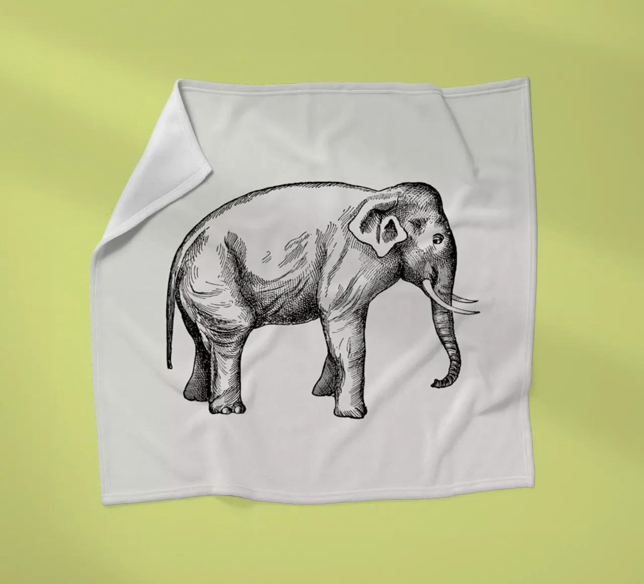 Elephant fleecedeken van Flora & Fauna