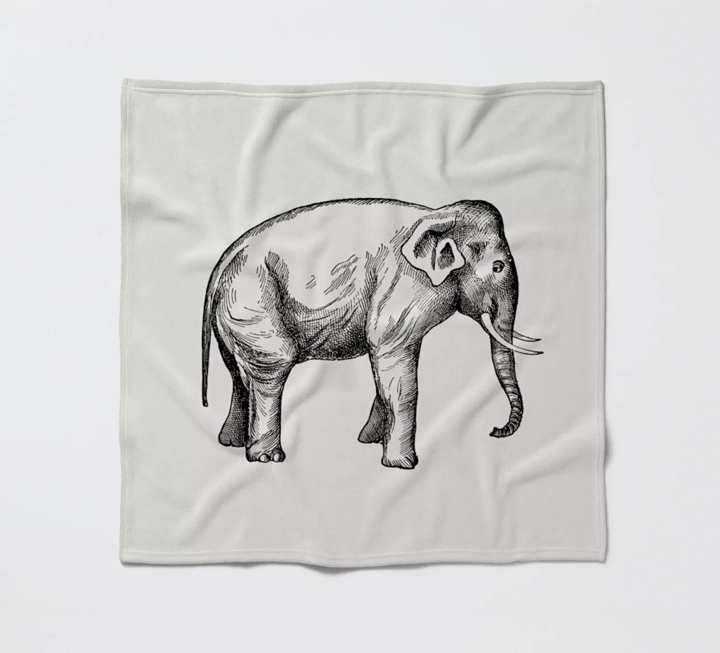 Elephant Fleecedecke von Flora & Fauna