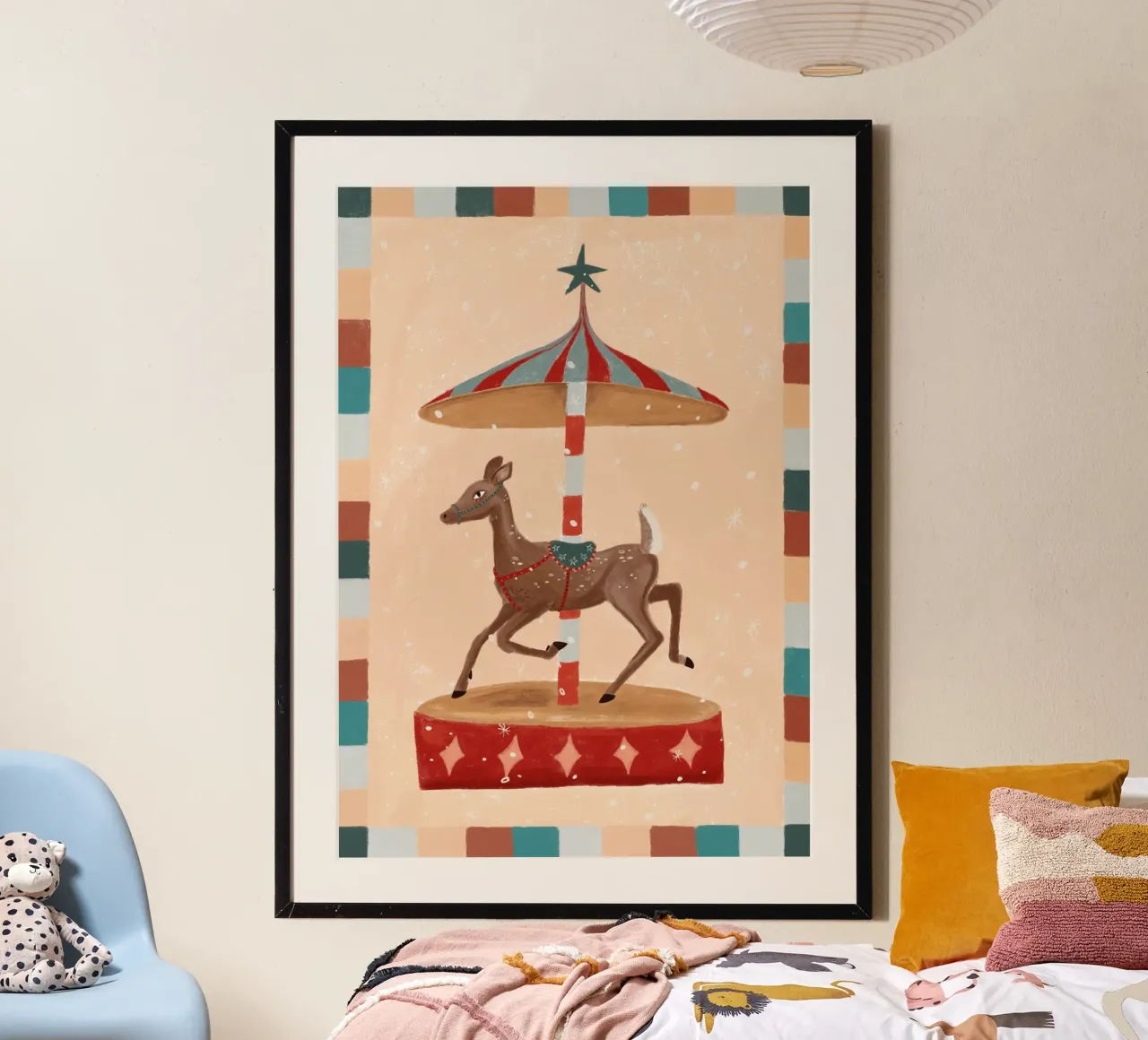 Christmas carrousel hahnemühle by ANIPI studio graphique