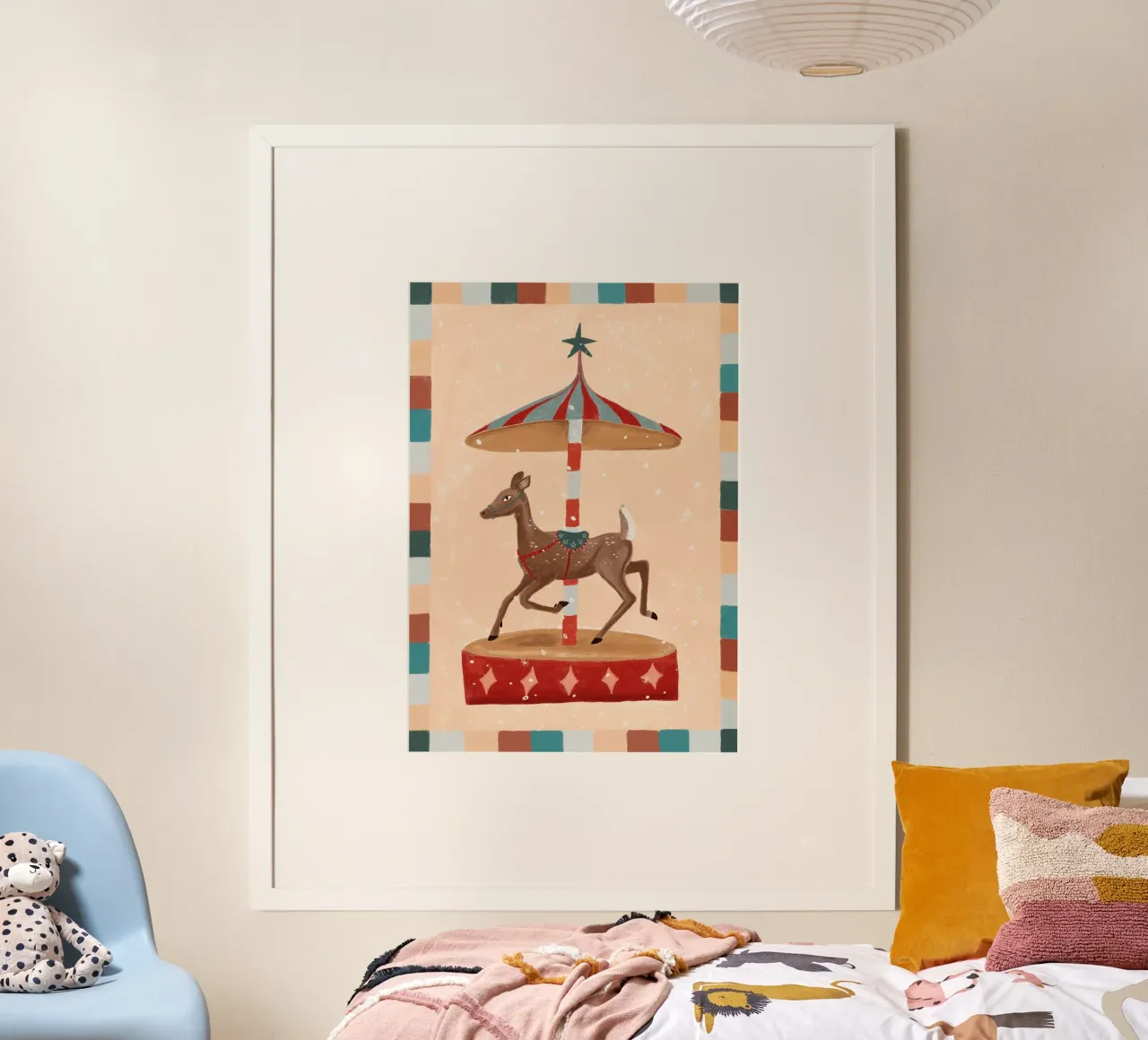 Christmas carrousel hahnemühle by ANIPI studio graphique