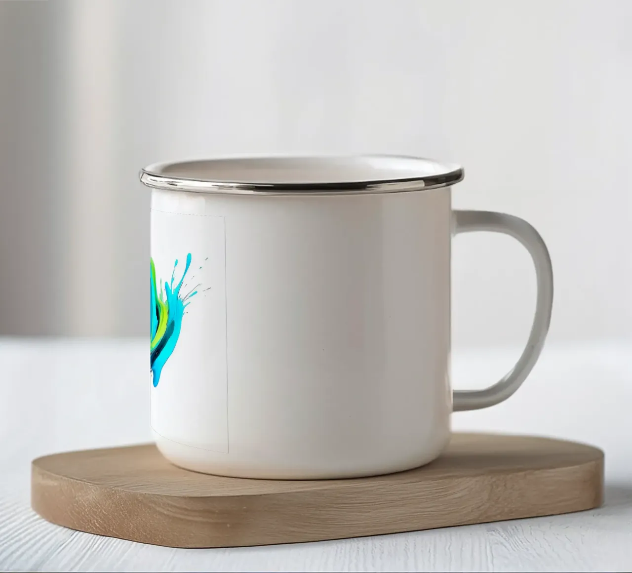 Abstract1053 tazza in smalto da artlodia-Peter Lorenz