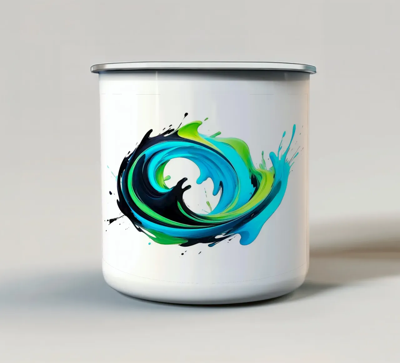 Abstract1053 tazza in smalto da artlodia-Peter Lorenz