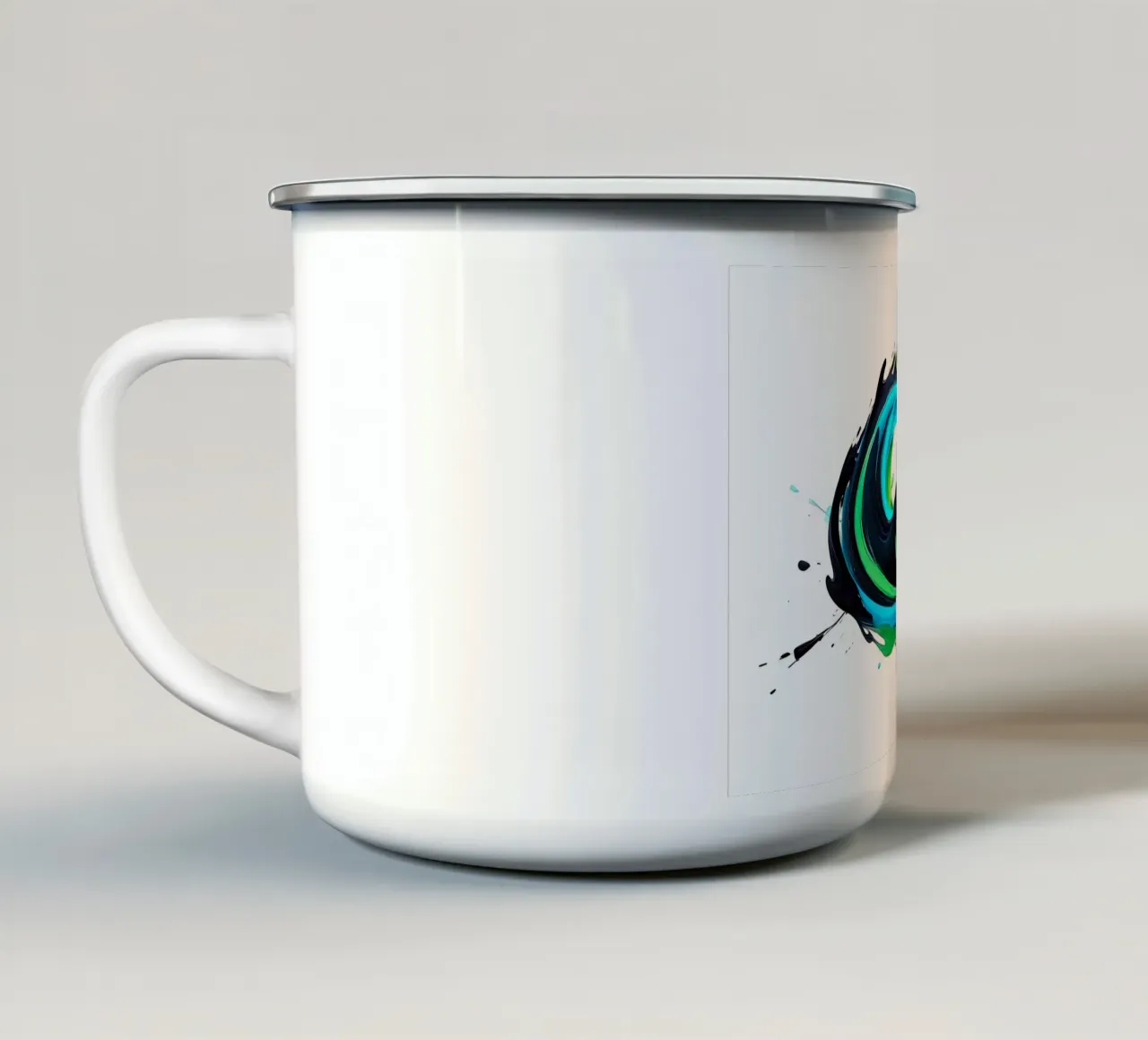 Abstract1053 tazza in smalto da artlodia-Peter Lorenz