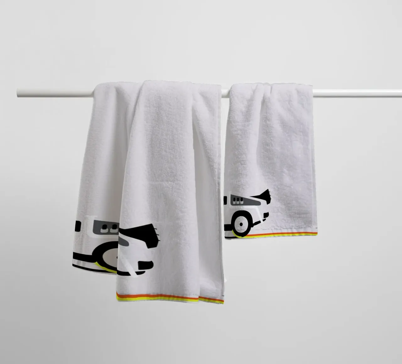 back to the future asciugamano da bagno da Marcin Plonka