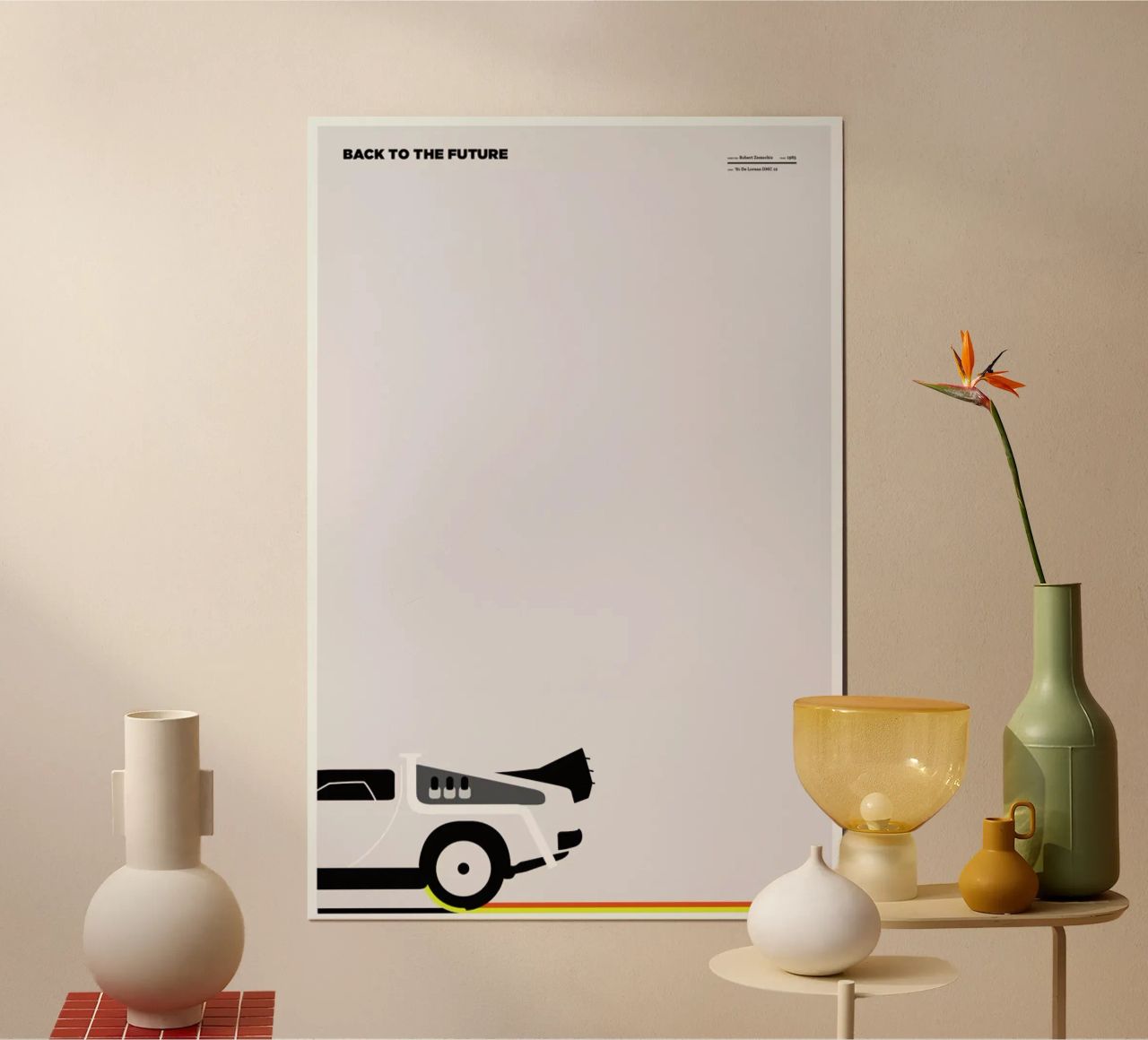 back to the future Poster von Marcin Plonka