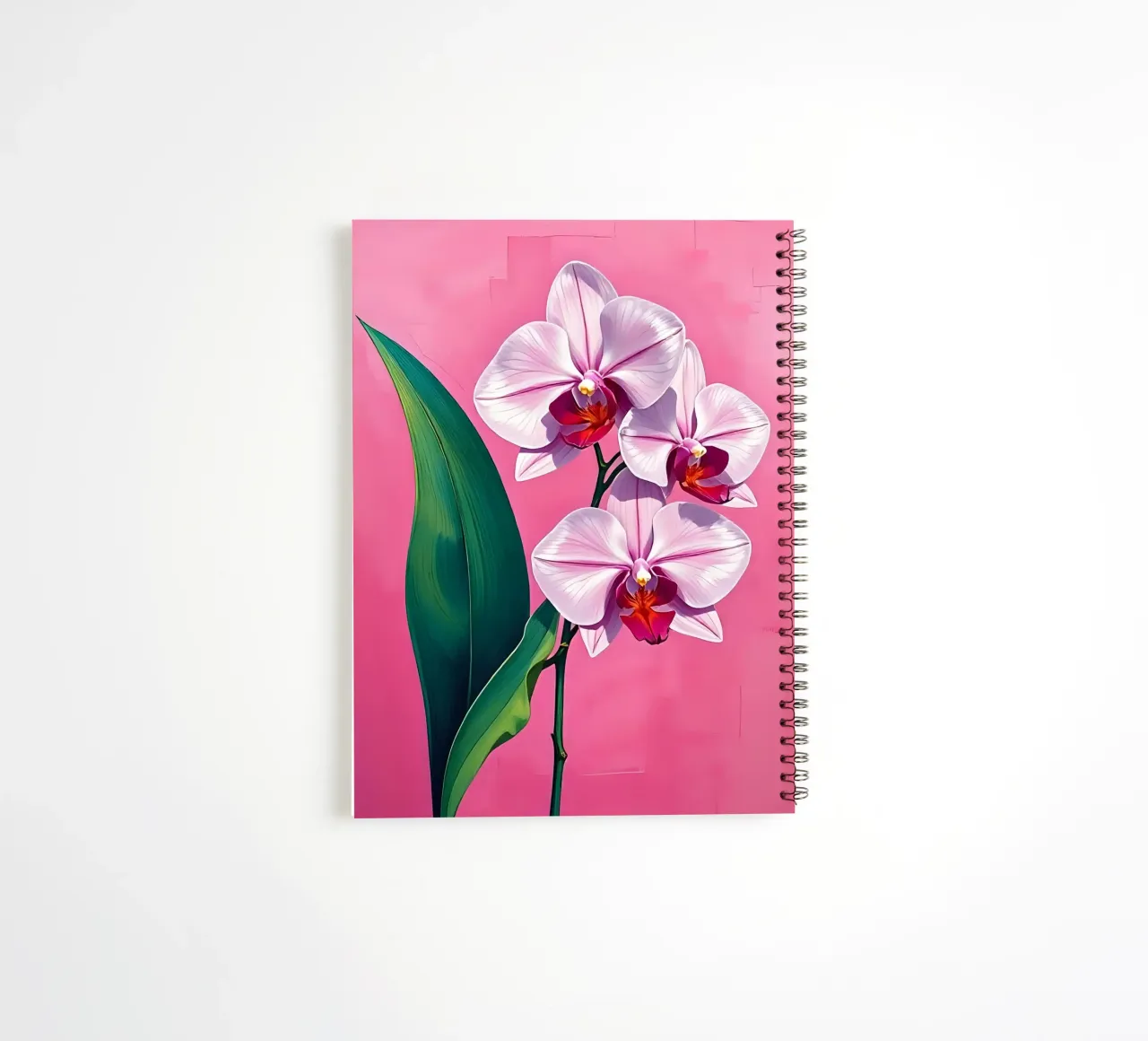 Orchid_style_C_3 spiral notebook by Farb- und Blütenzauber by LK