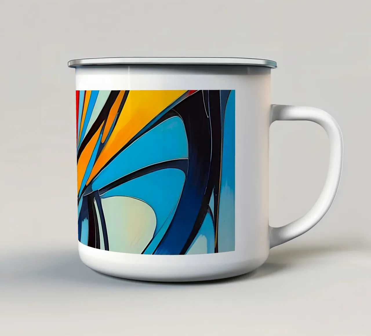 Abstract1056 tazza in smalto da WALLART-Peter Lorenz