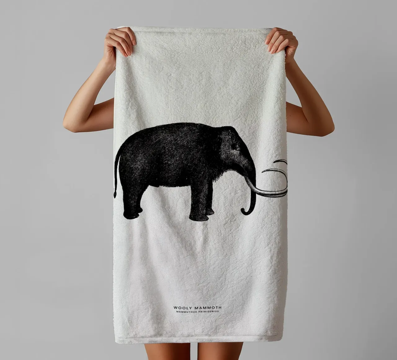 Mammoth asciugamano da bagno da Flora & Fauna