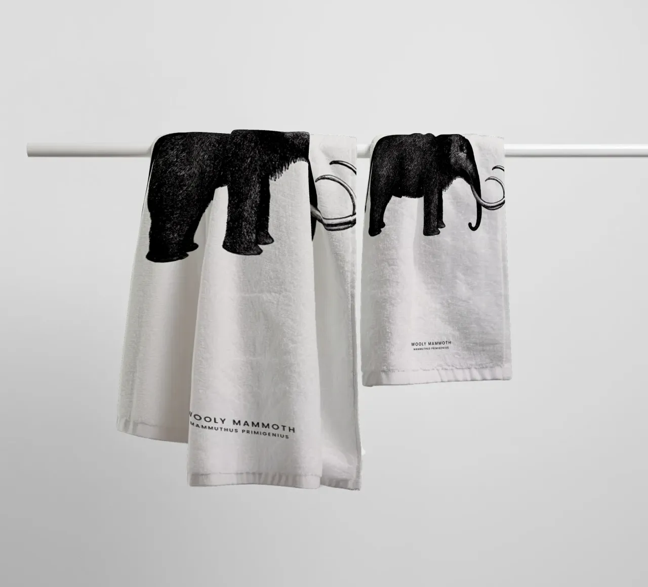 Mammoth asciugamano da bagno da Flora & Fauna