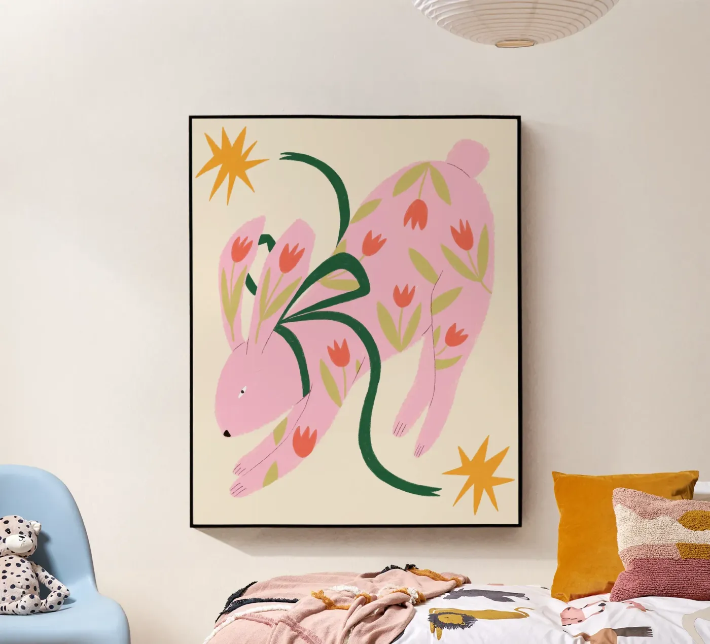 Easter bunny Acryl-Glas von Atelier Berzingue