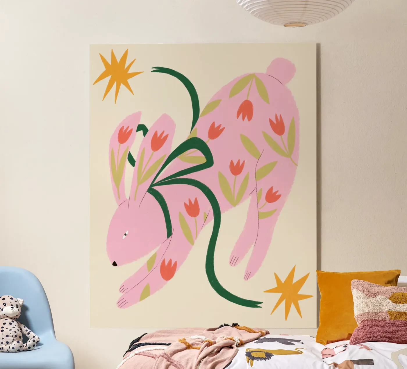 Easter bunny Acryl-Glas von Atelier Berzingue