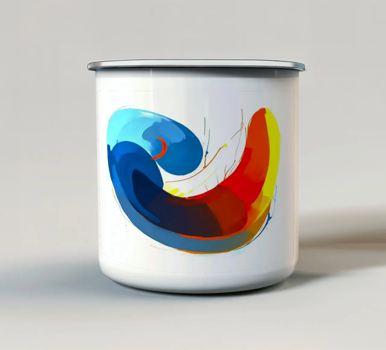 Abstract1108 tazza in smalto da artlodia-Peter Lorenz