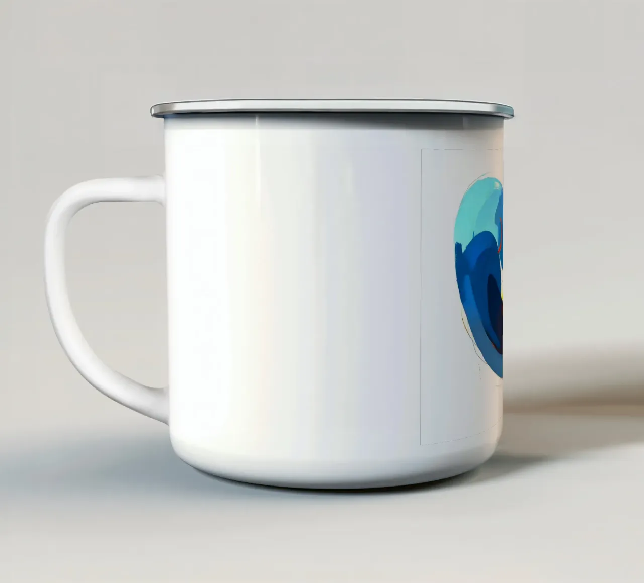 Abstract1108 tazza in smalto da artlodia-Peter Lorenz