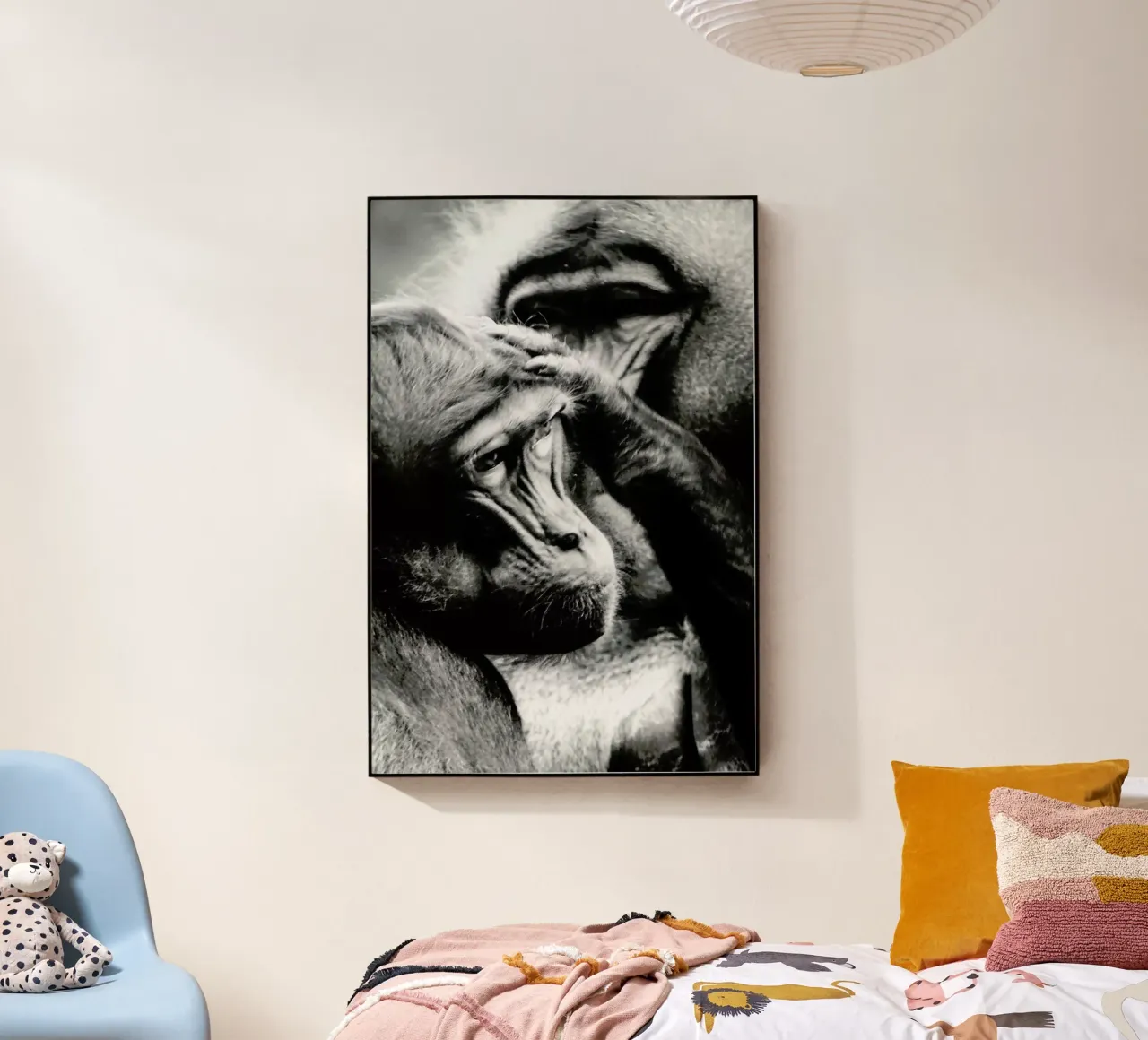 Monkey Grooming plexiglass da Babett Schultze