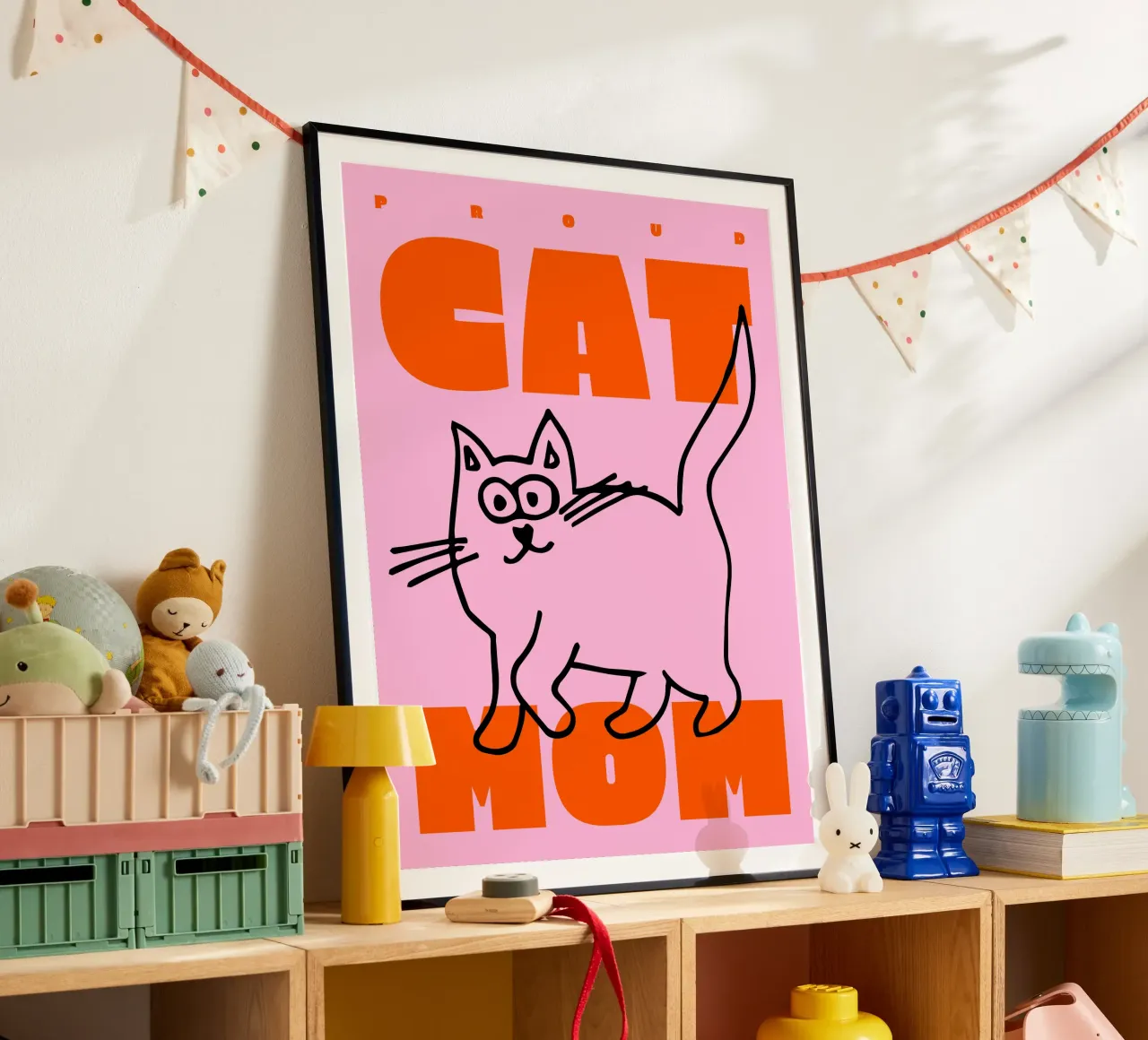 Mamma gatto orgogliosa I poster da Bureau Purpur