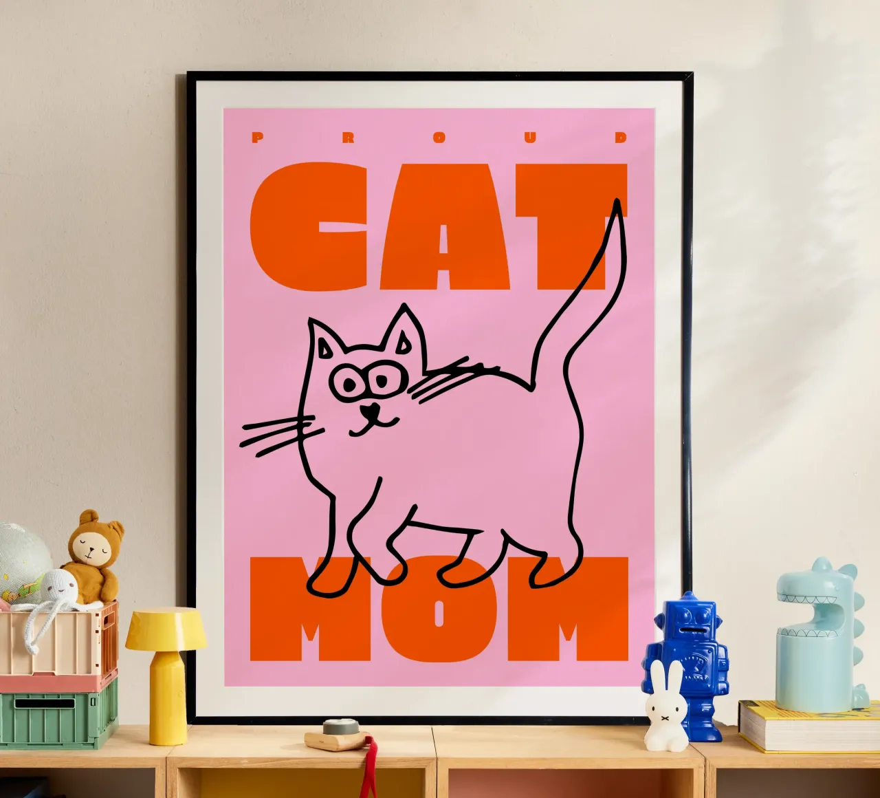 Mamma gatto orgogliosa I poster da Bureau Purpur