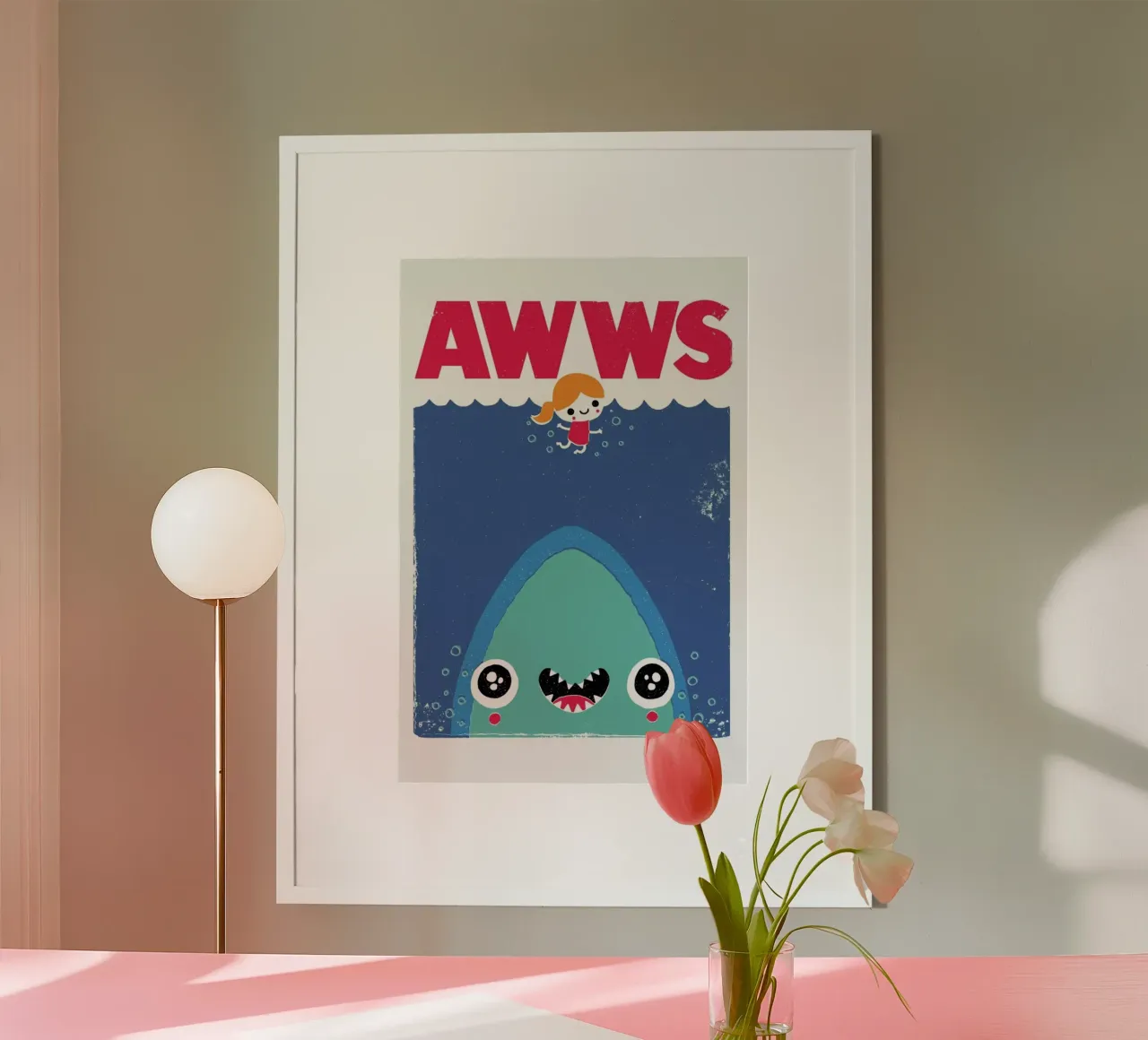 Awws poster con telaio in alluminio da DinoMike