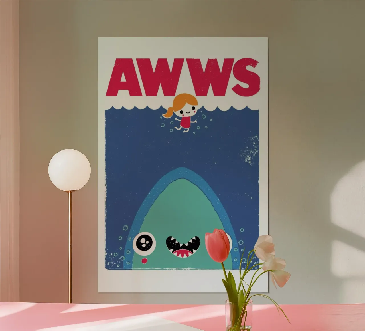 Awws poster con telaio in alluminio da DinoMike