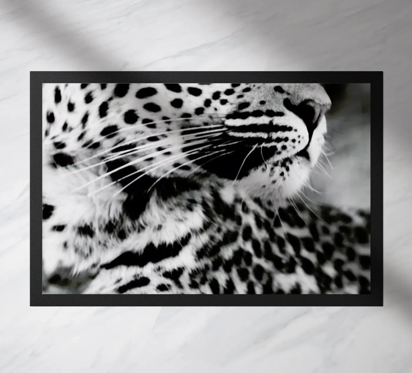 A Leopard's Spots doormat by Natural Kingdom