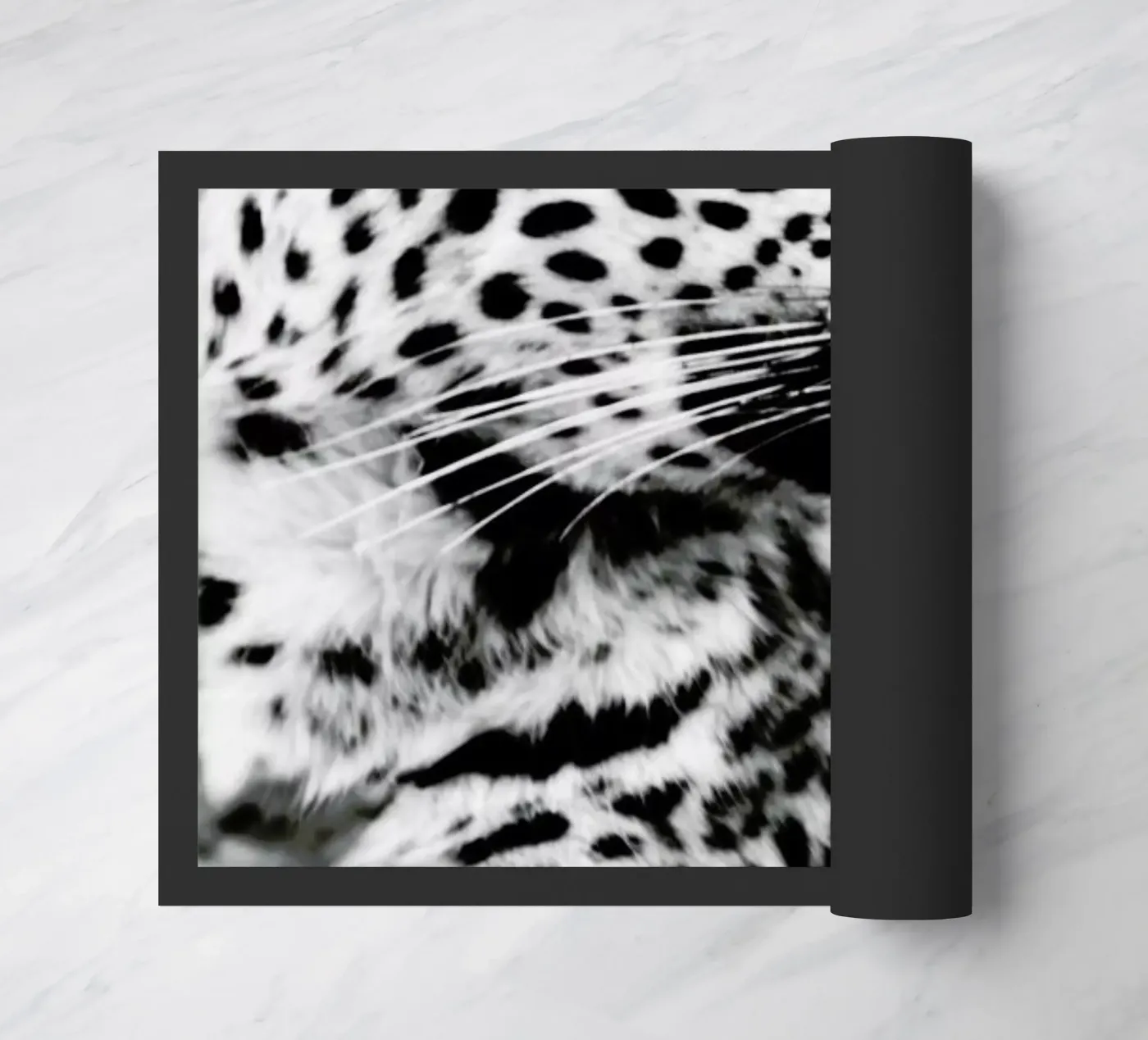 A Leopard's Spots doormat by Natural Kingdom