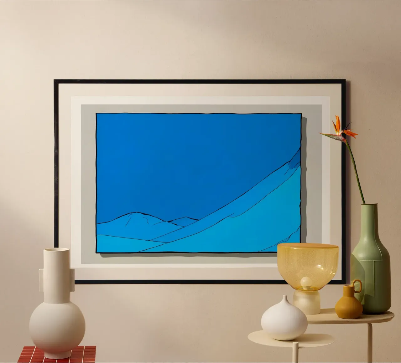 F.Geometric1003 carta hahnemühle da WALLART-Peter Lorenz