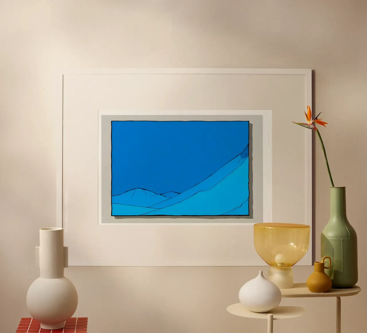 F.Geometric1003 carta hahnemühle da WALLART-Peter Lorenz