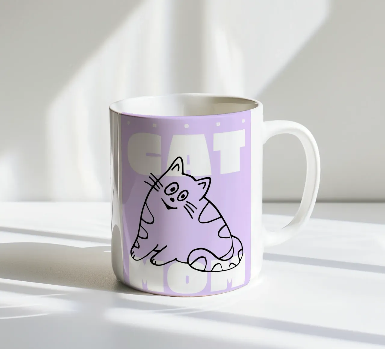 Mamma gatto orgogliosa II tazza in ceramica da Bureau Purpur