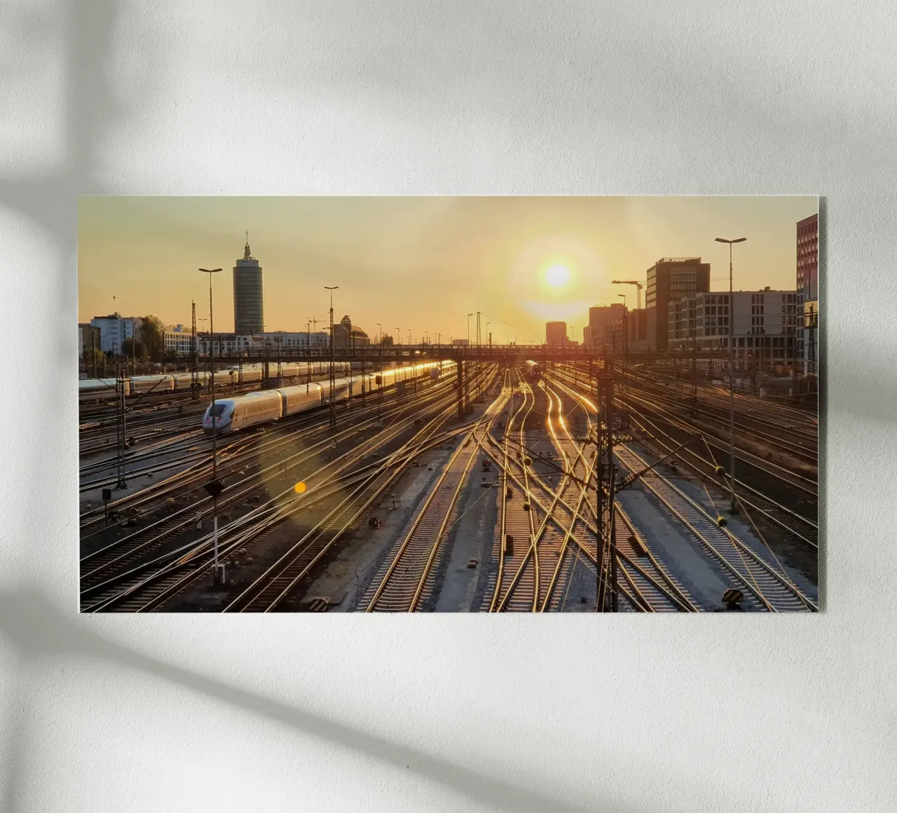 Tracce nella luce plexiglass da sini-bini