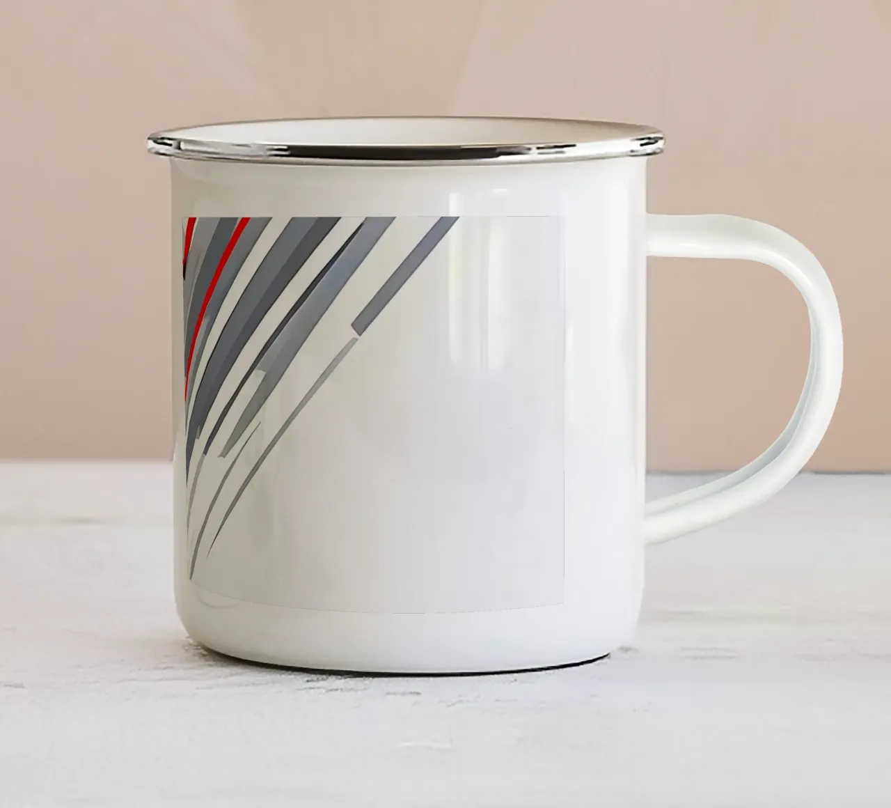 F.Geometric1302 tazza in smalto da WALLART-Peter Lorenz