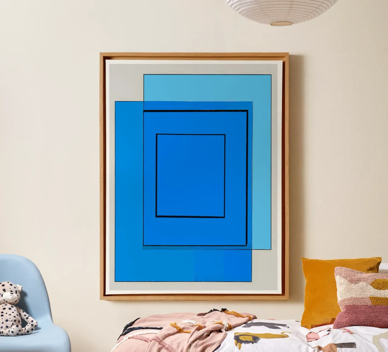F.Geometric1005 tela da WALLART-Peter Lorenz