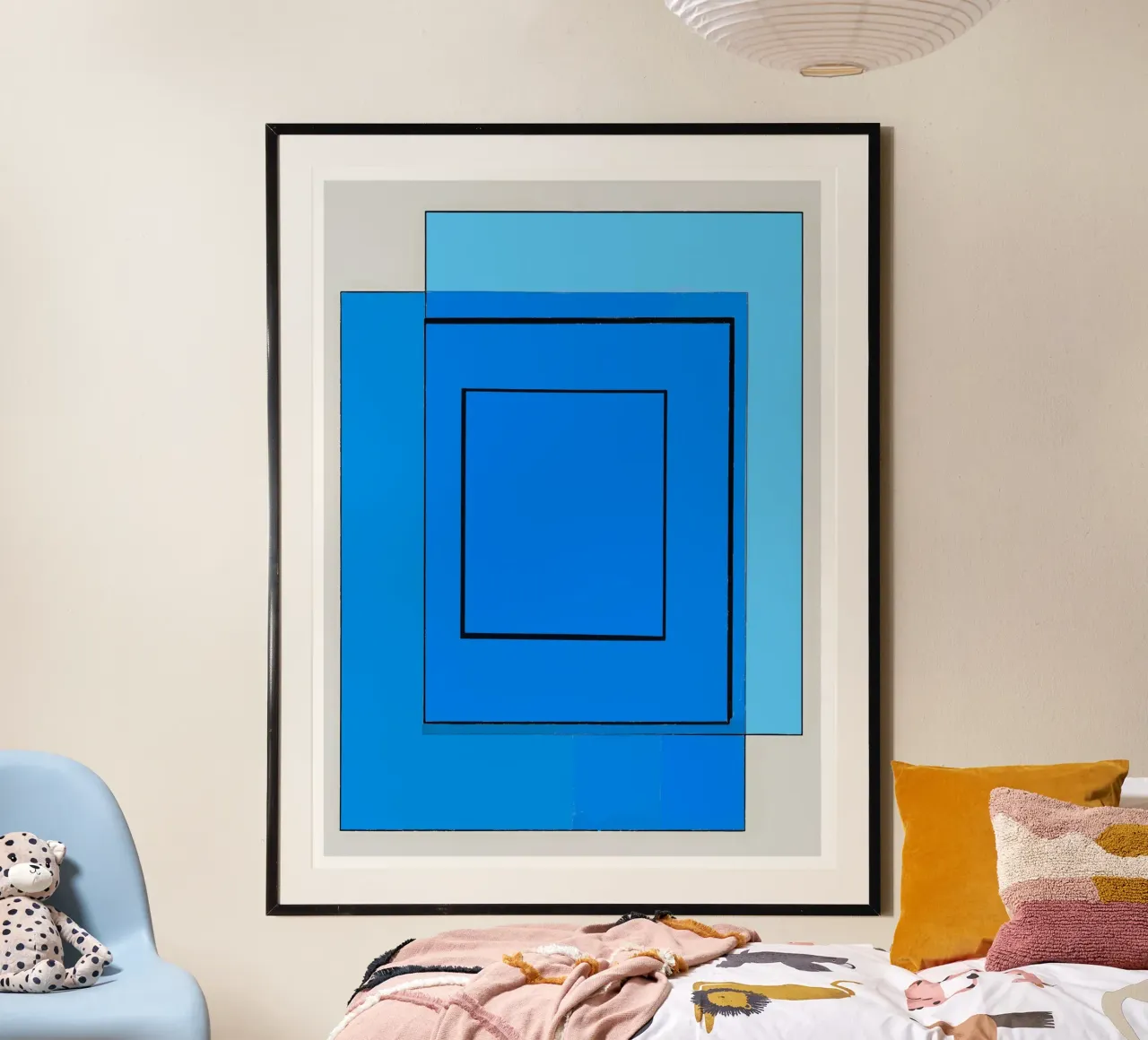 F.Geometric1005 carta hahnemühle da WALLART-Peter Lorenz