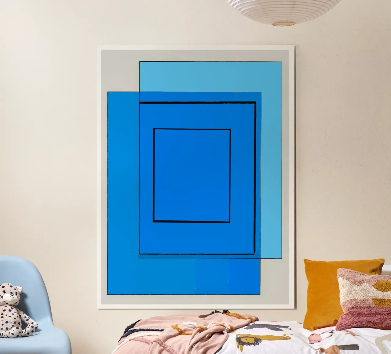 F.Geometric1005 carta hahnemühle da WALLART-Peter Lorenz