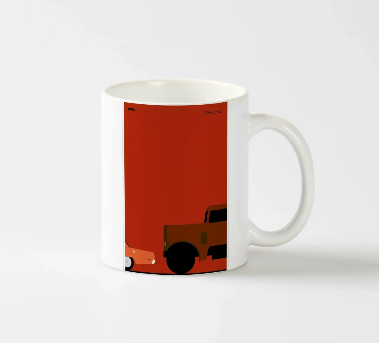 duel ceramic mug by Marcin Plonka