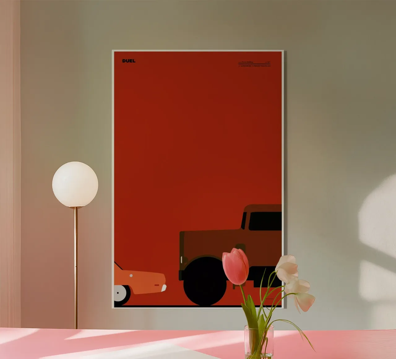 duel acryl van Marcin Plonka