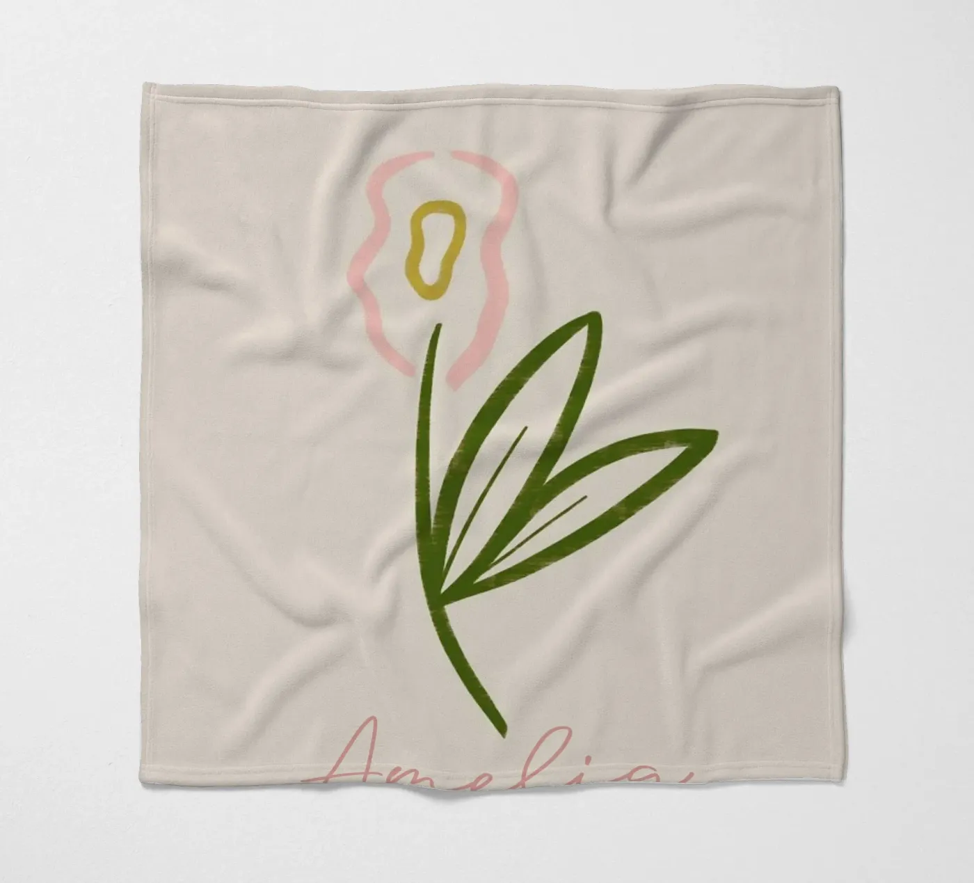 Flor fleece blanket by Galaxy Eyes