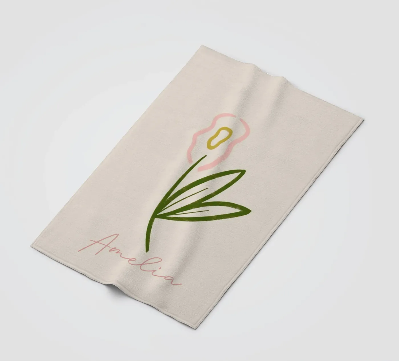 Flor fleece blanket by Galaxy Eyes