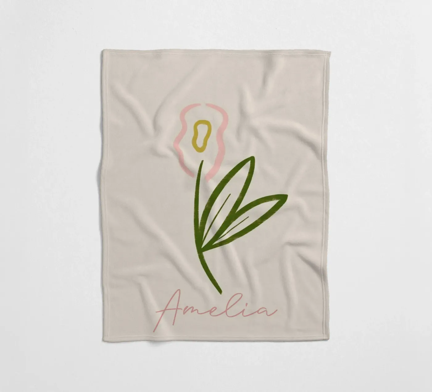 Flor fleece blanket by Galaxy Eyes