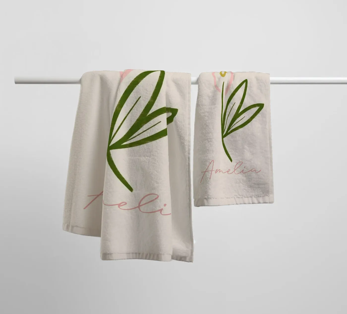 Flor badhanddoek van Galaxy Eyes