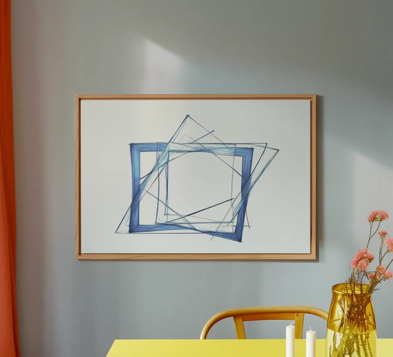 F.Geometric1021 alluminio dibond da WALLART-Peter Lorenz