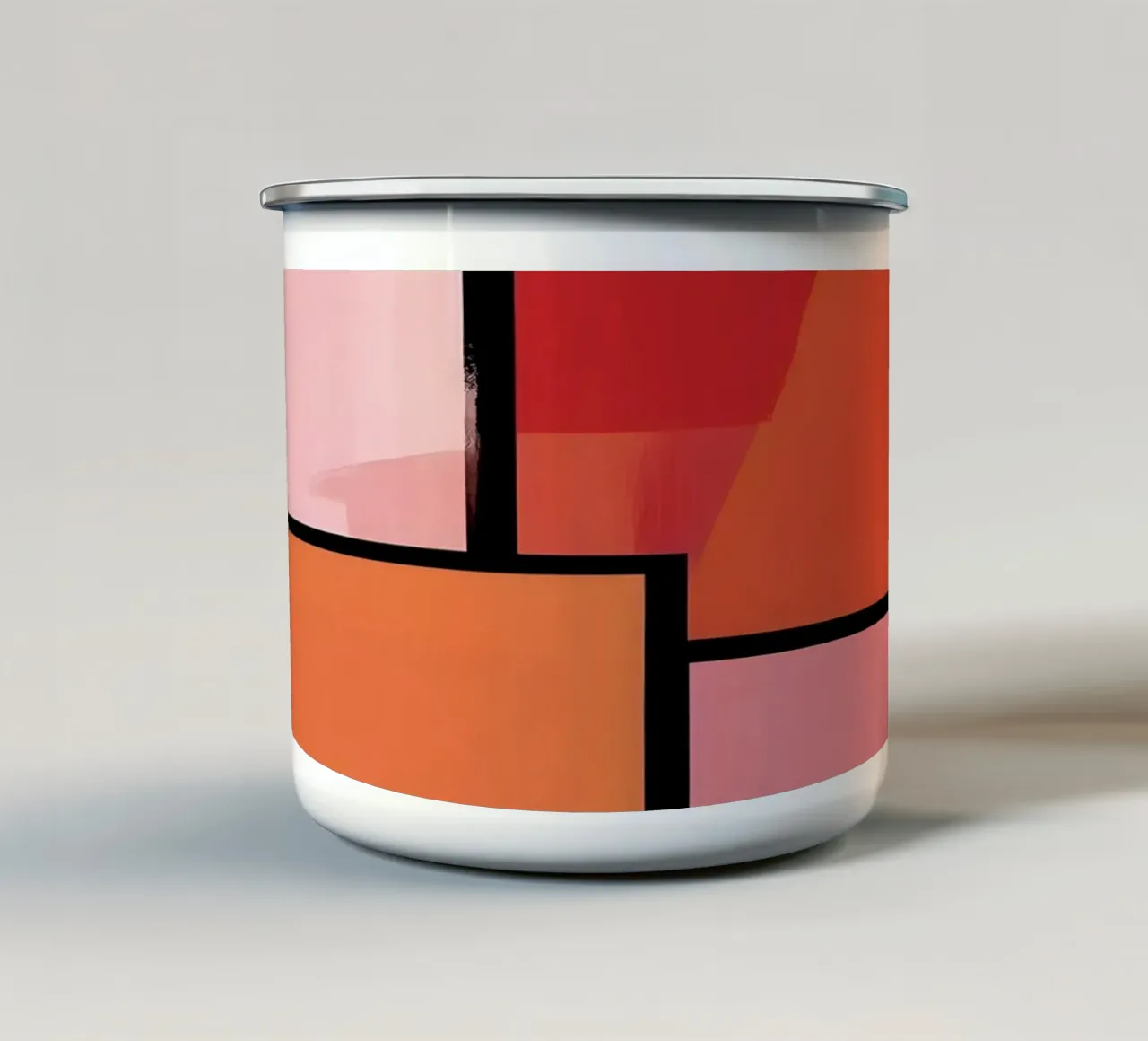 F.Geometric1103 tazza in smalto da WALLART-Peter Lorenz