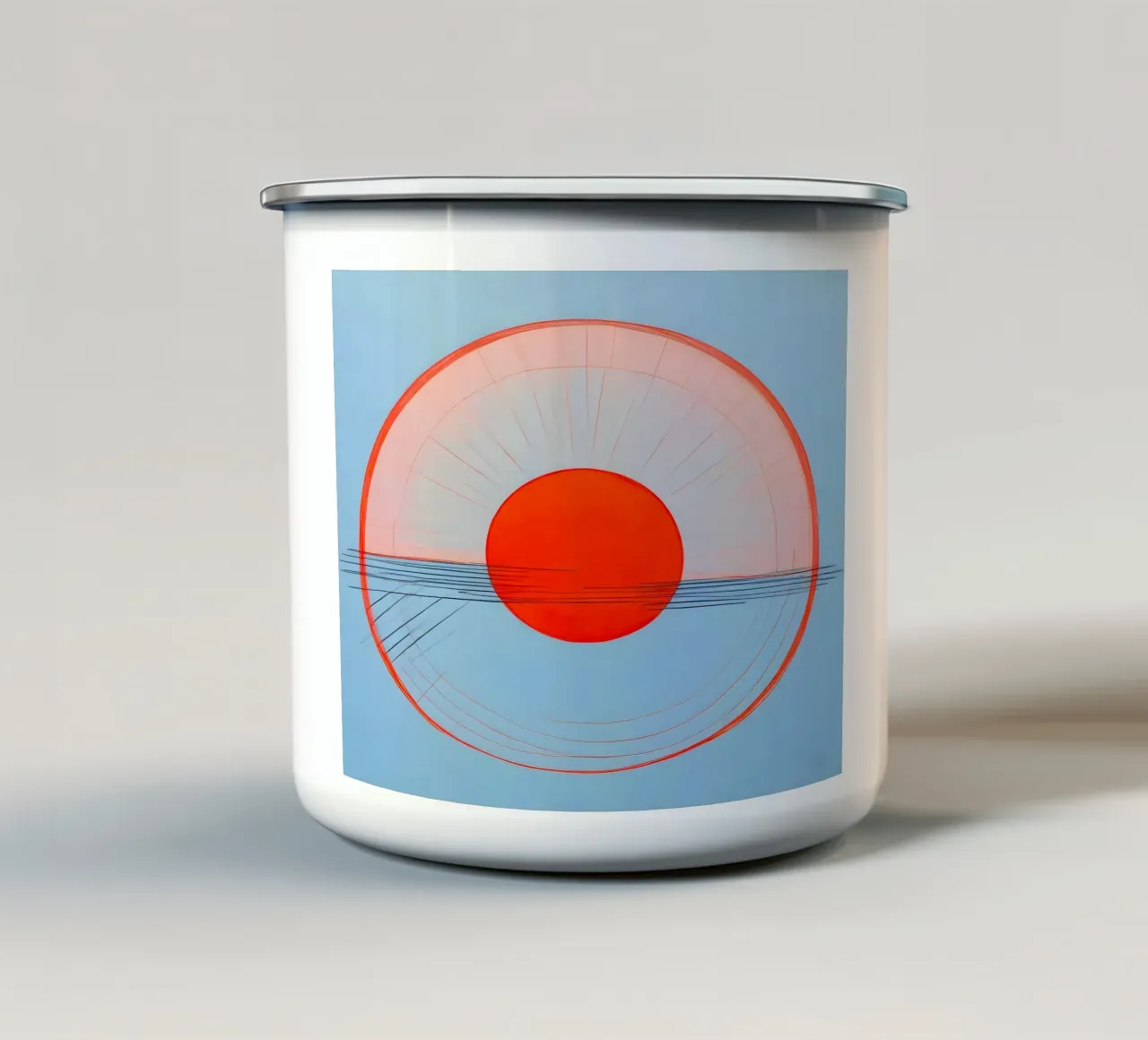 F.Geometric1204 tazza in smalto da artlodia-Peter Lorenz