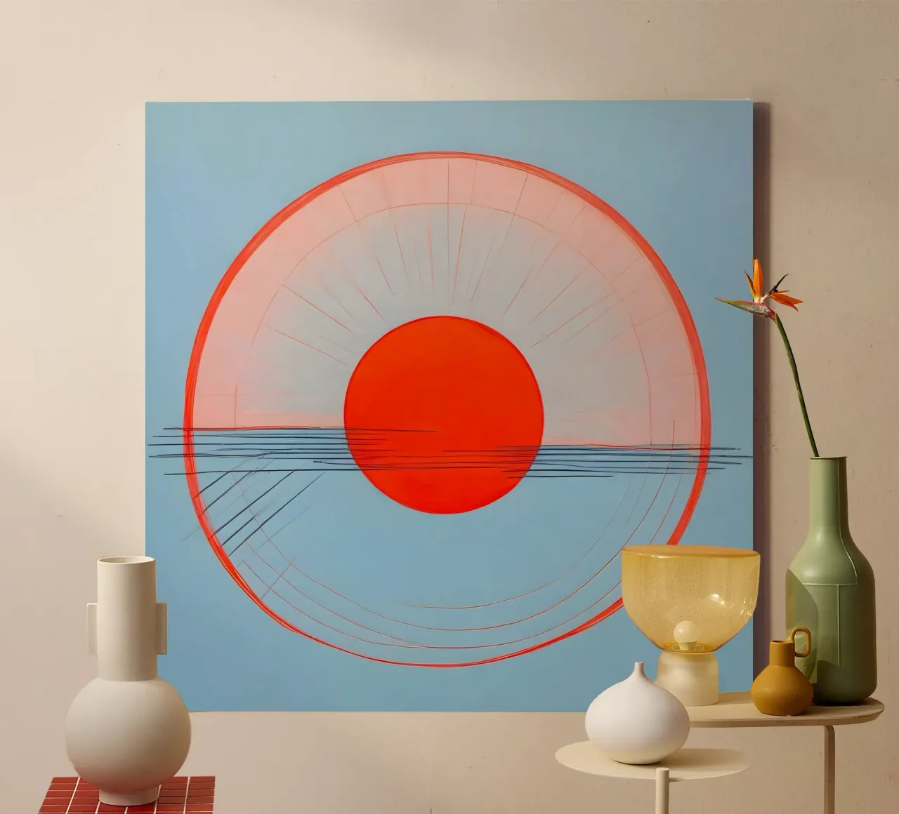 F.Geometric1204 tela da WALLART-Peter Lorenz