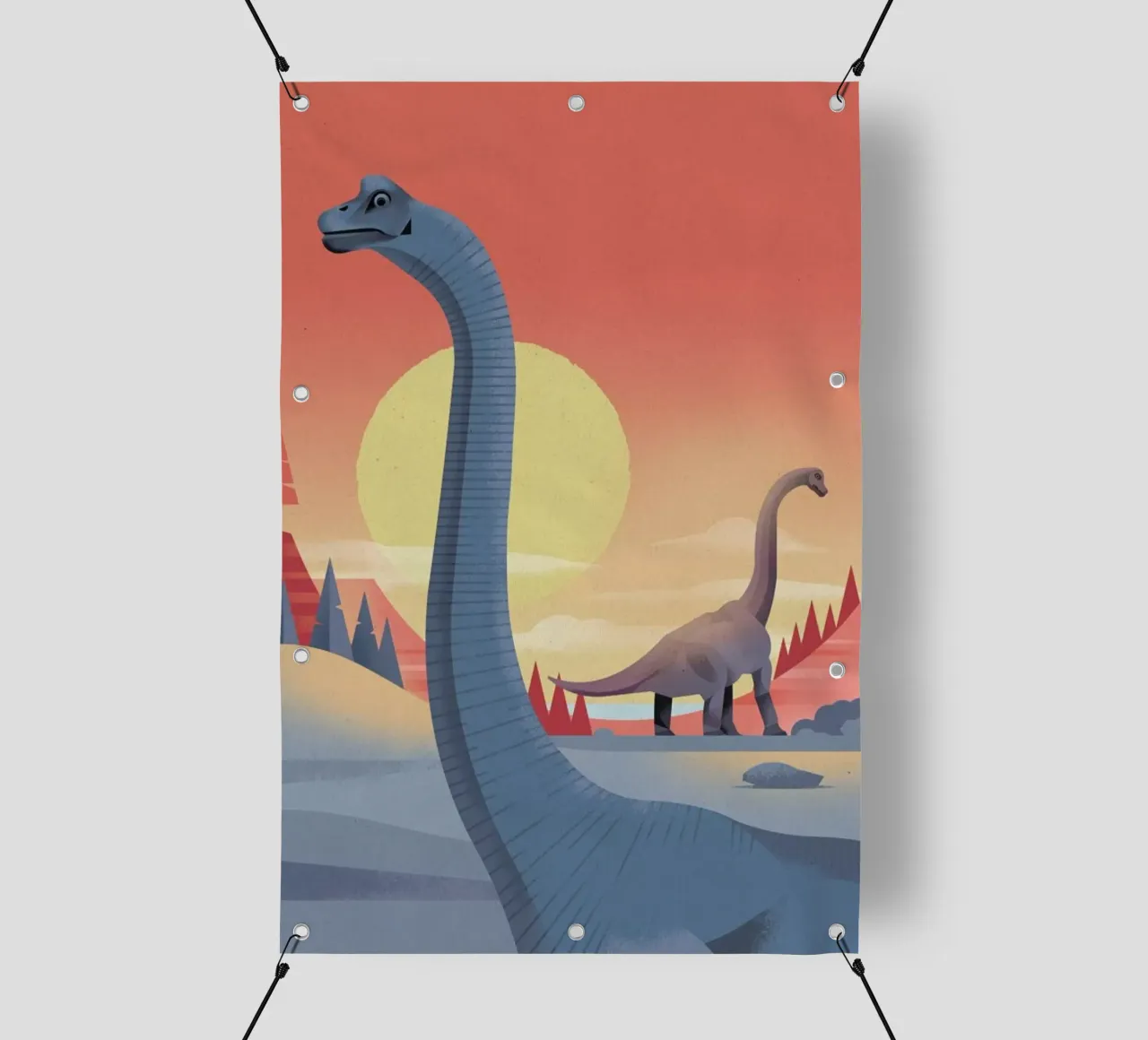 Brachiosaurus telo in pvc da Dieter Braun