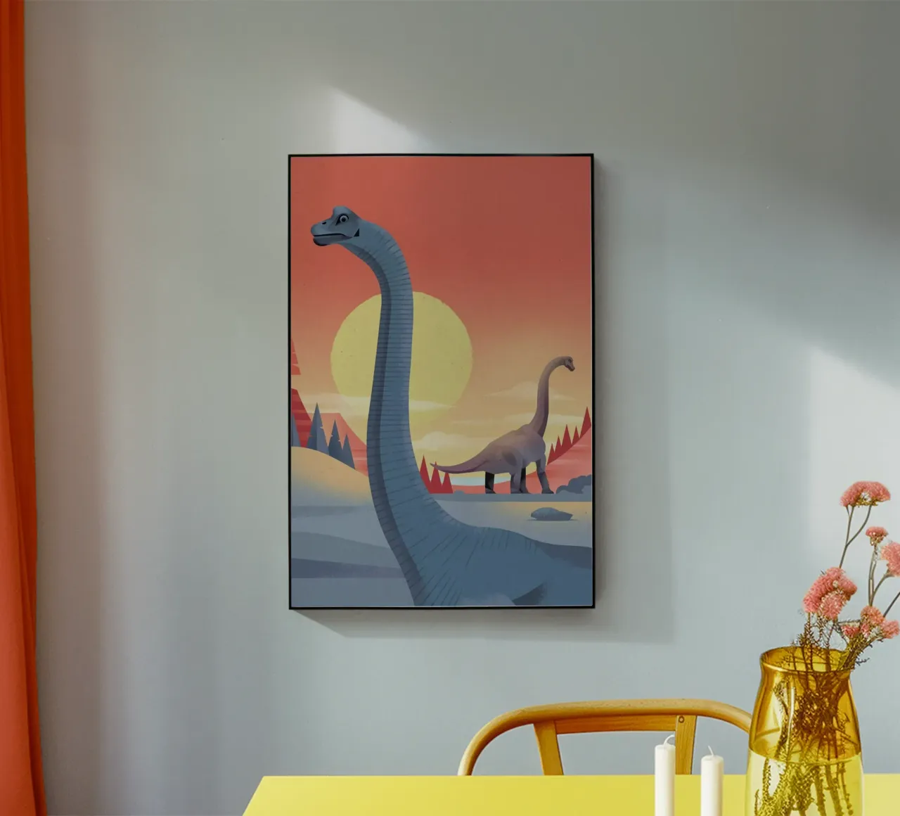 Brachiosaurus plexiglass da Dieter Braun