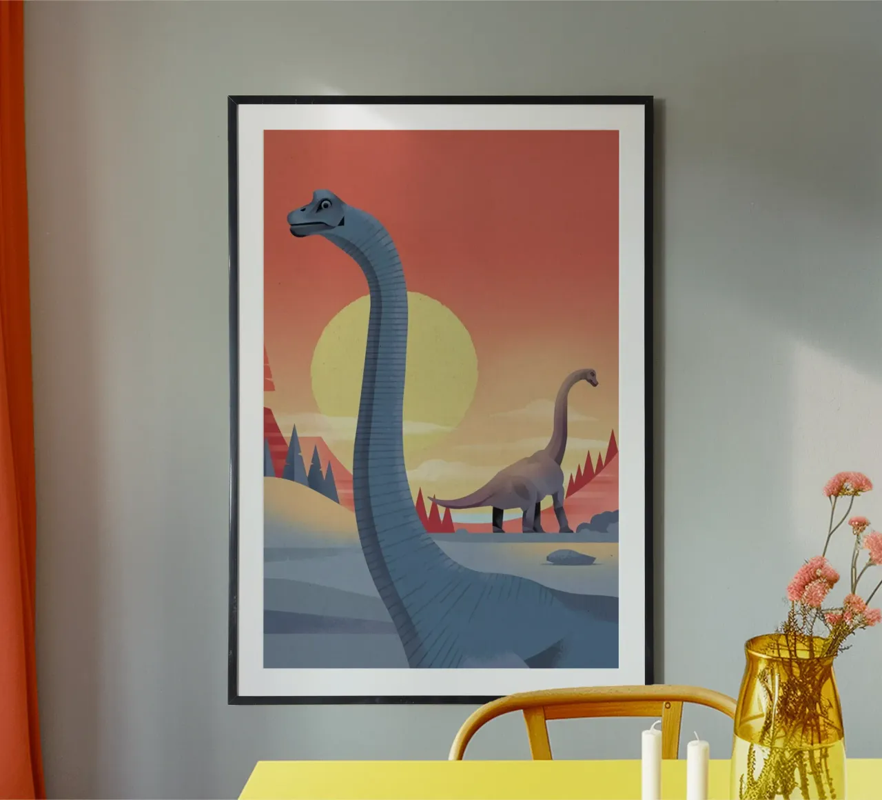 Brachiosaurus carta hahnemühle da Dieter Braun