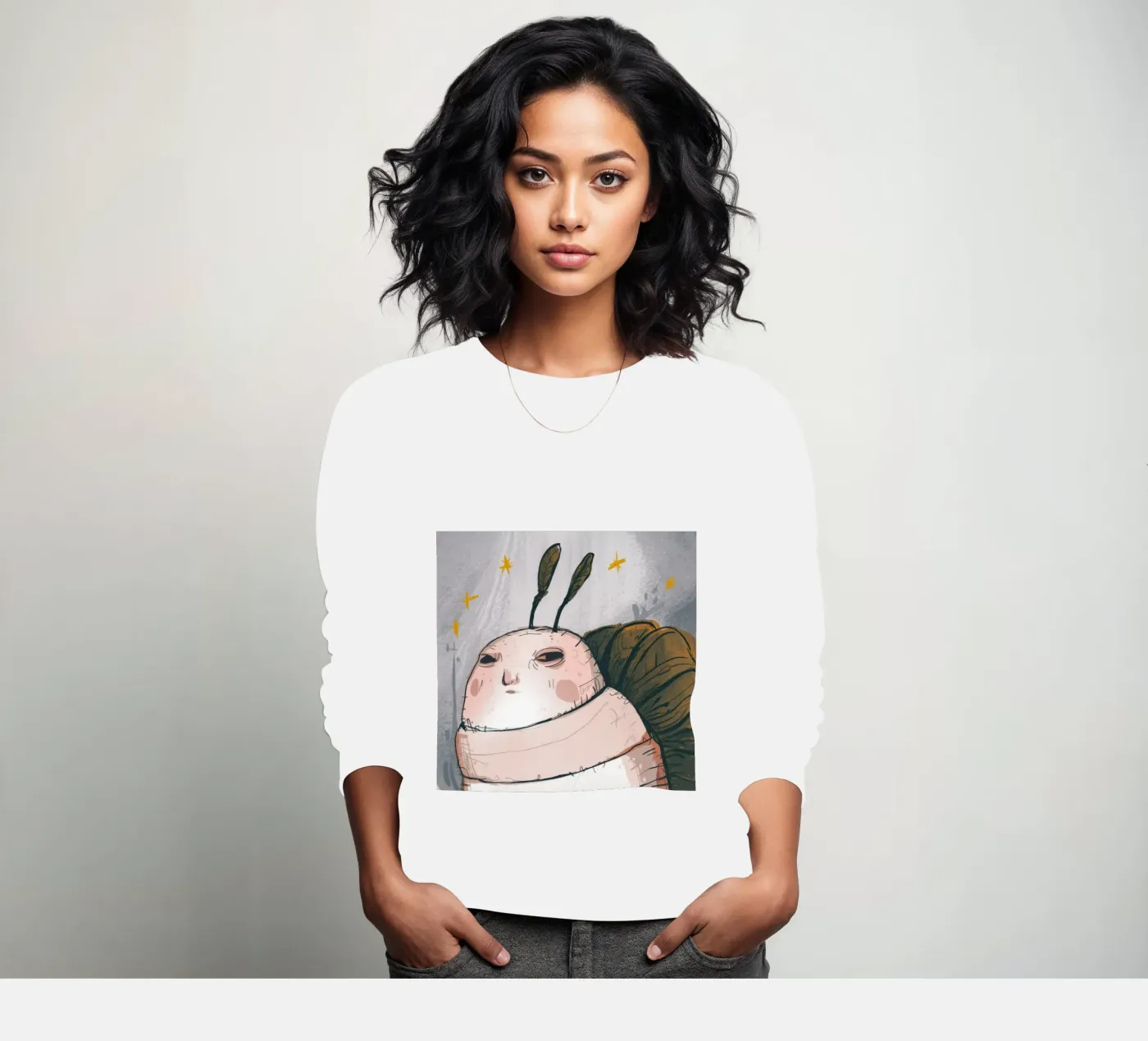 Mürrische Wolken-Gedanken Sweatshirt von Timeless Huse