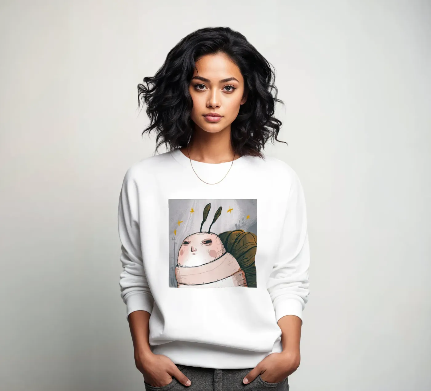 Mürrische Wolken-Gedanken Sweatshirt von Timeless Huse