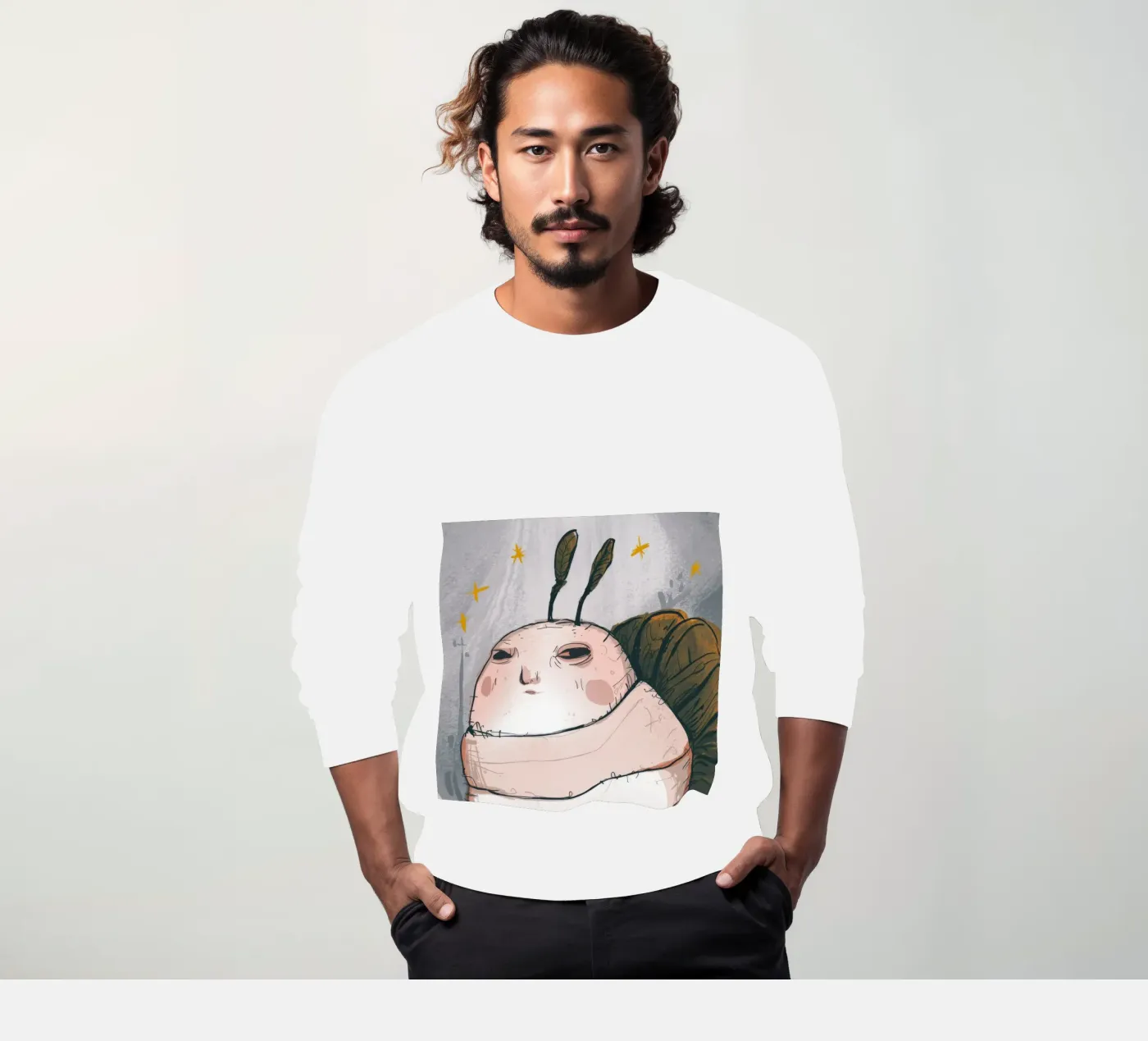 Mürrische Wolken-Gedanken Sweatshirt von Timeless Huse